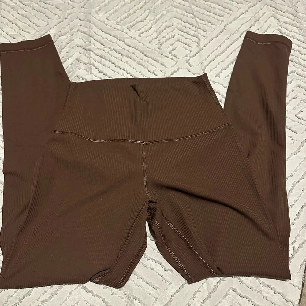 lululemon athletica Chocolate Brown Leggings Set - Picture 4 of 6